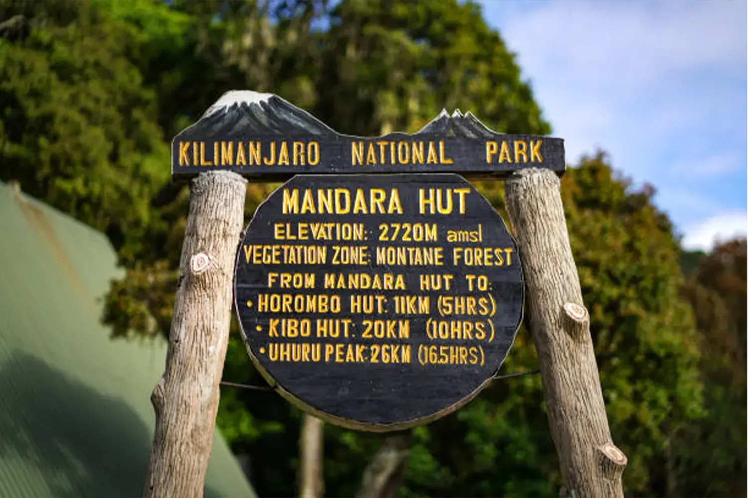 5 dies Budget Kilimanjaro Marangu Ruta Pujada