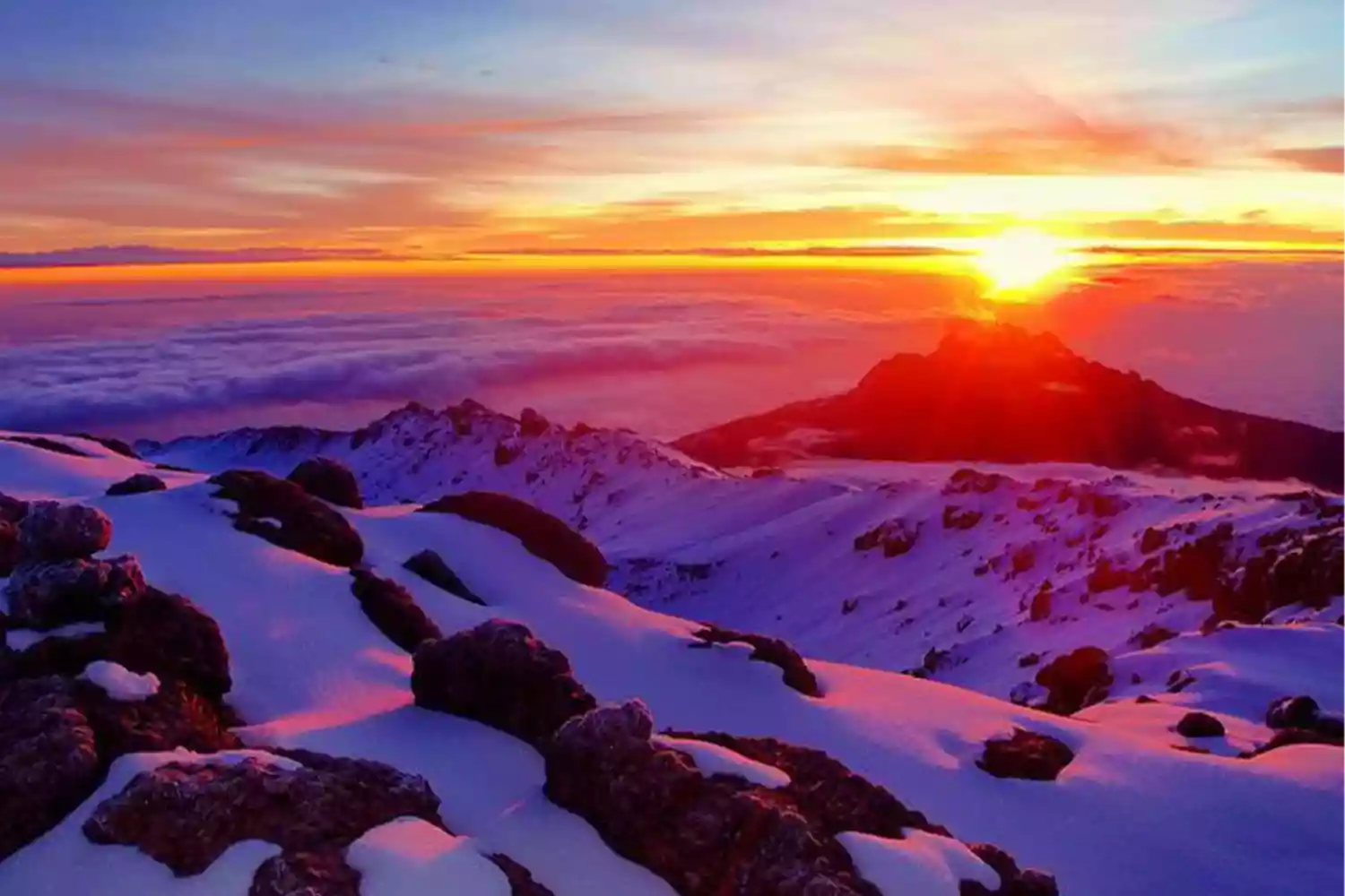 Ruta Machame de 7 dies al Kilimanjaro escalada de luxe