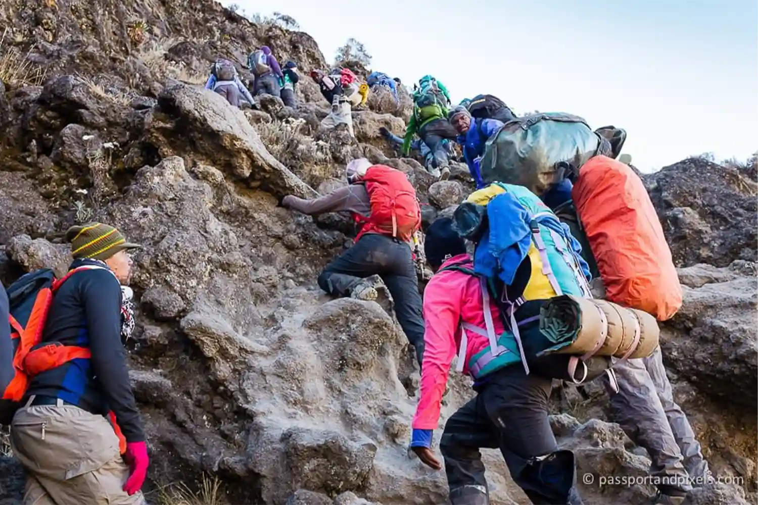 Ruta Machame de 7 dies de gamma mitjana escalada al Kilimanjaro