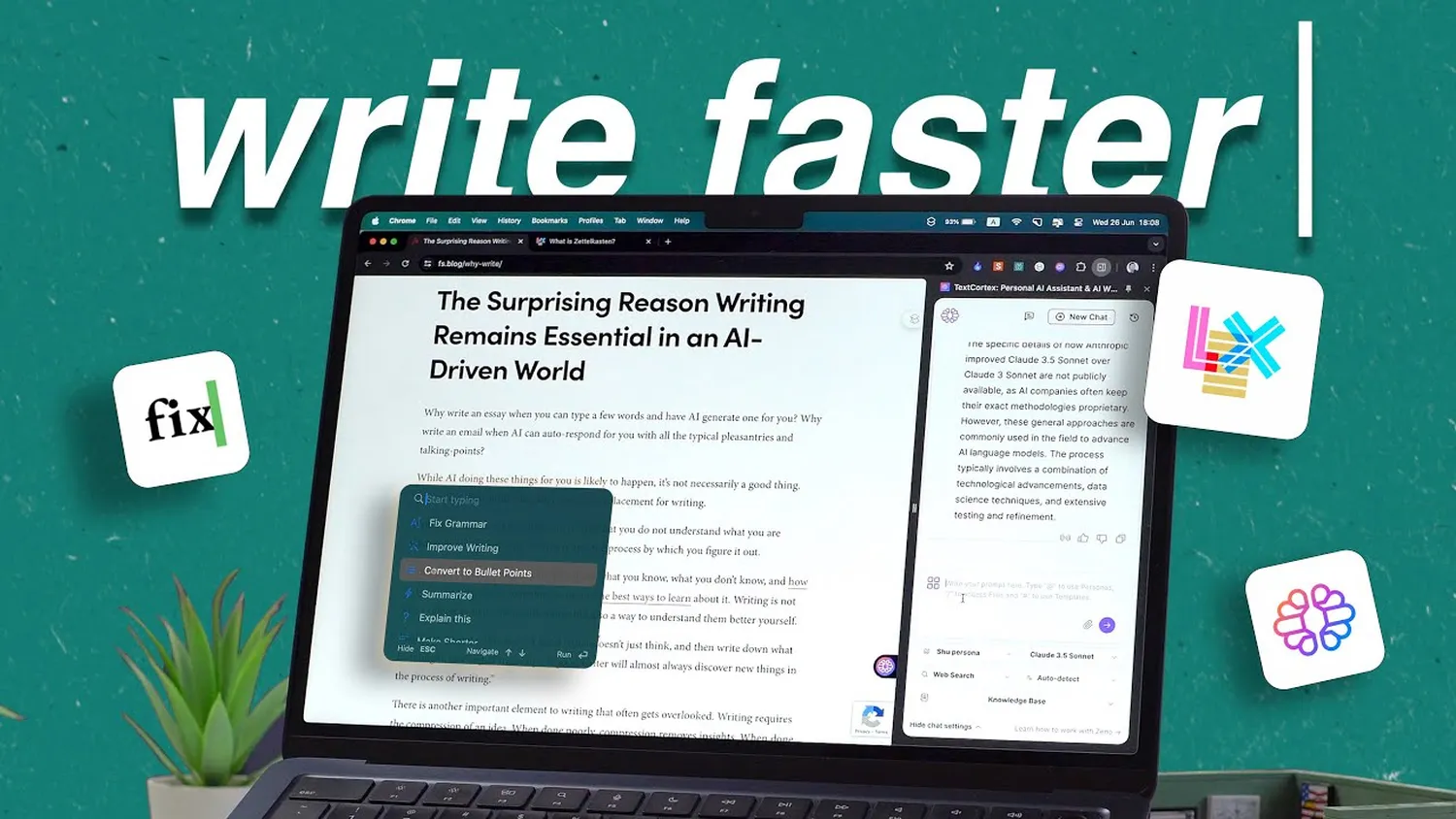 AI Tools That Help You Write Faster