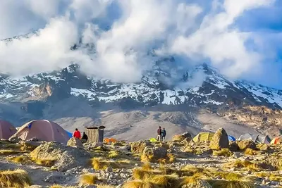Kilimanjaro Dağı'nda Machame Route Camping Konaklama