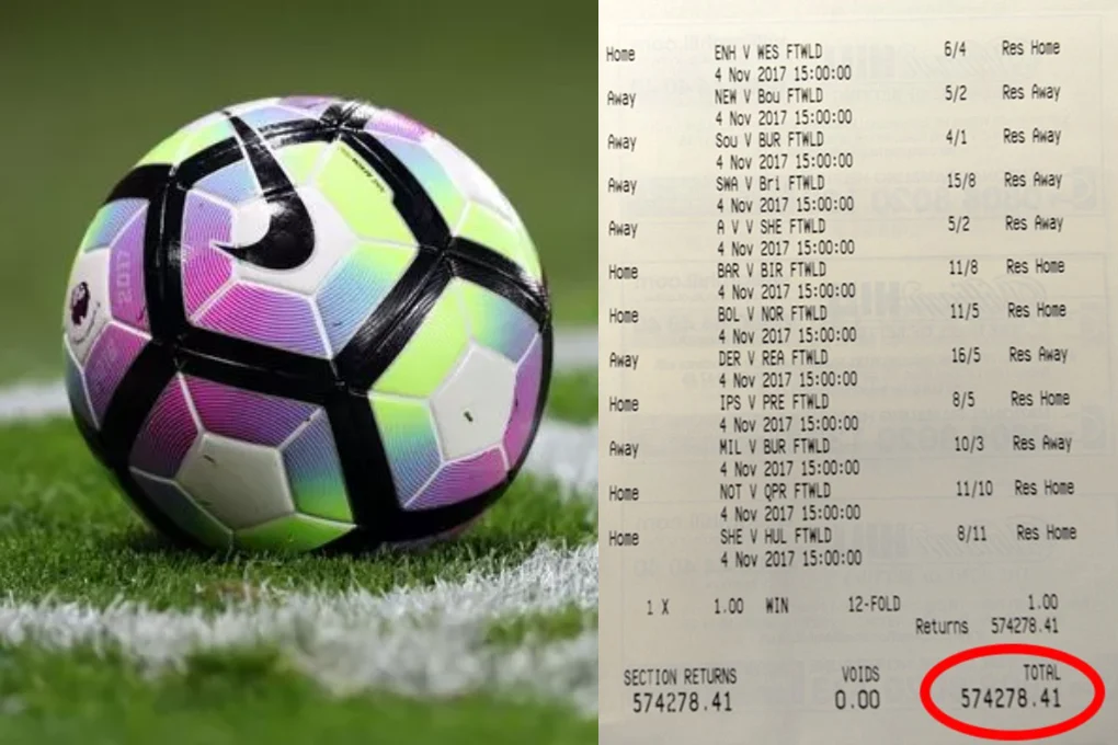 Crazy Betting Accumulator Wins in Football