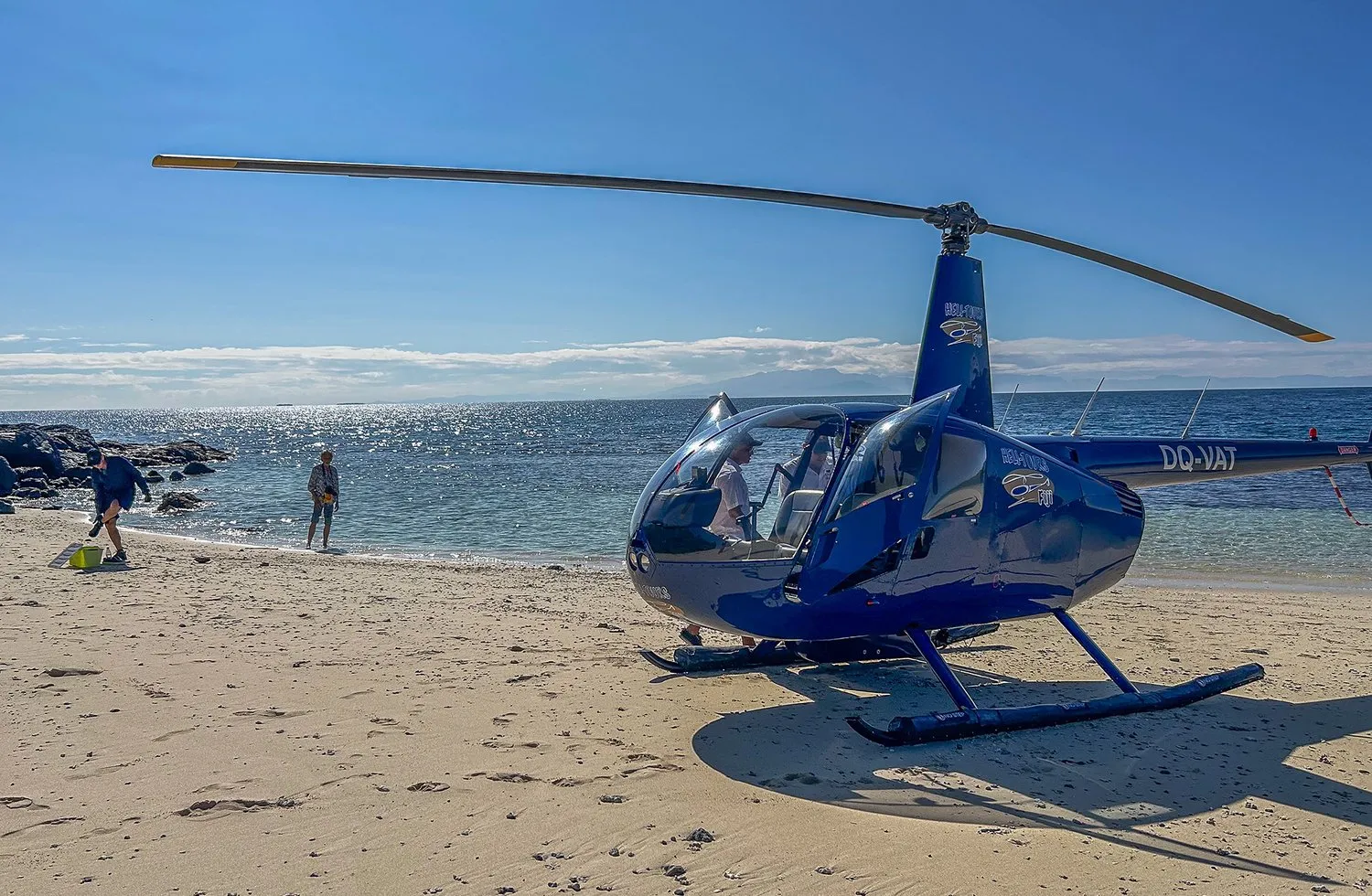 The Manta Resort Helicopter Transfer