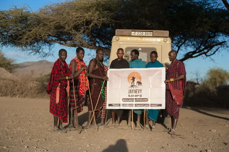 Guests on an affordable safari