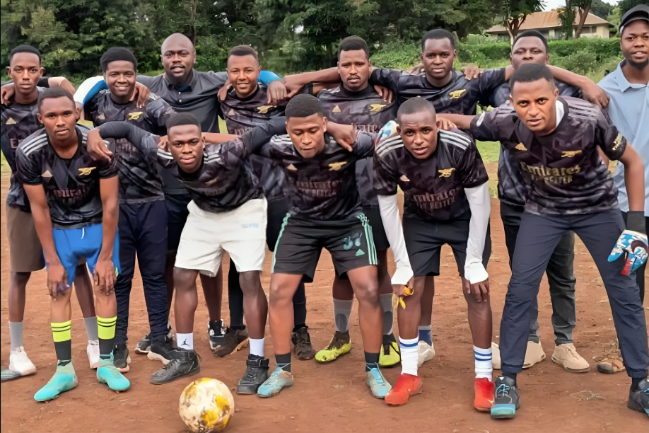 Jaynevy Tours supporting local football in Moshi