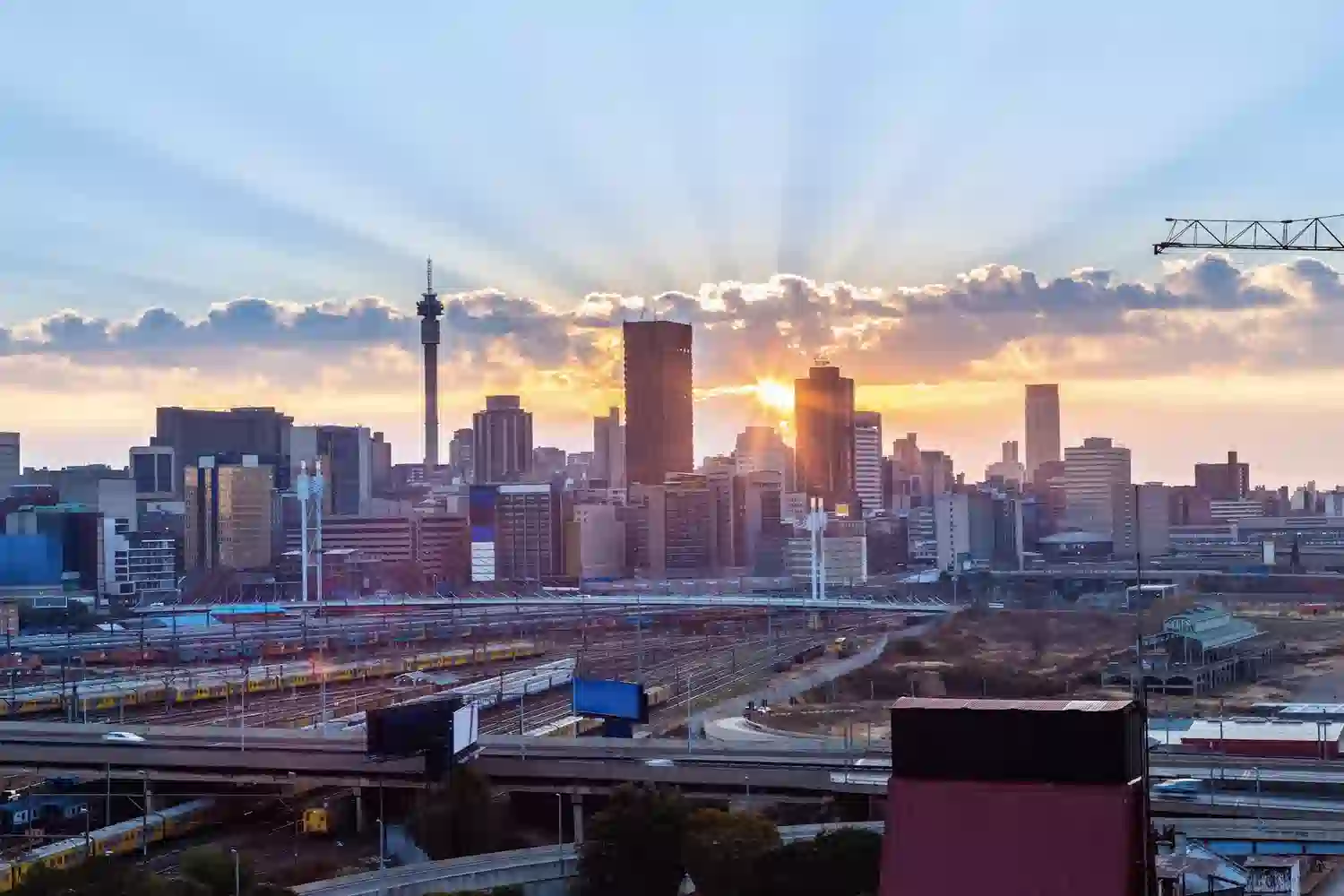 Skyline von Johannesburg