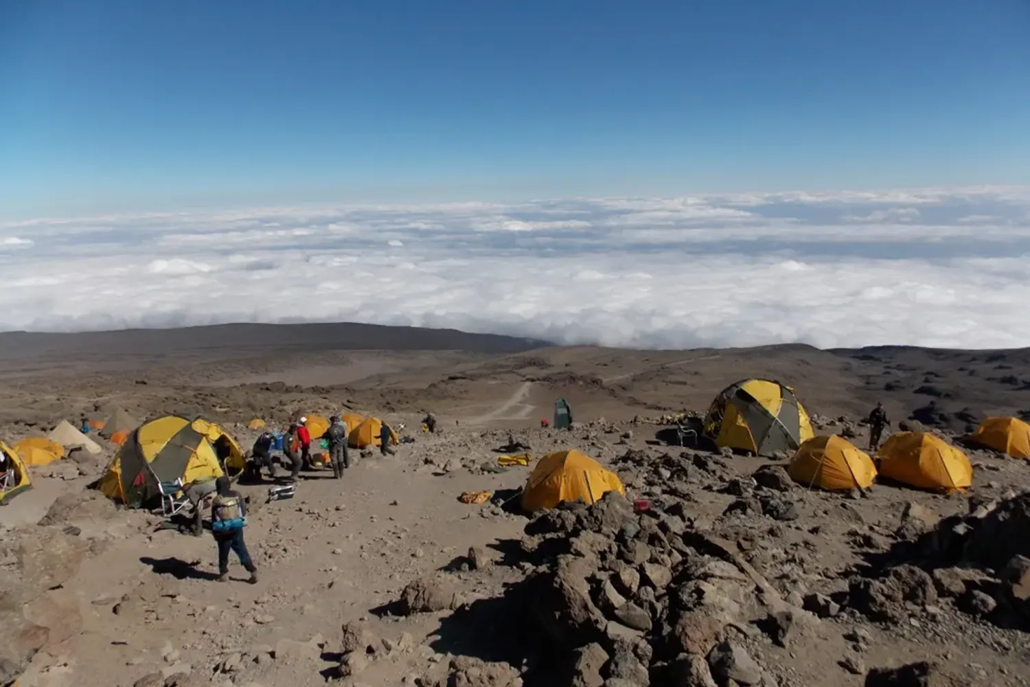 Mount Kilimanjaro by route