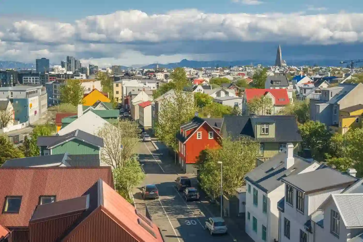 Reykjavik yürüyüş