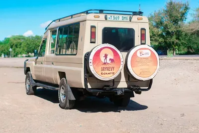 Véhicules de safari en Tanzanie
