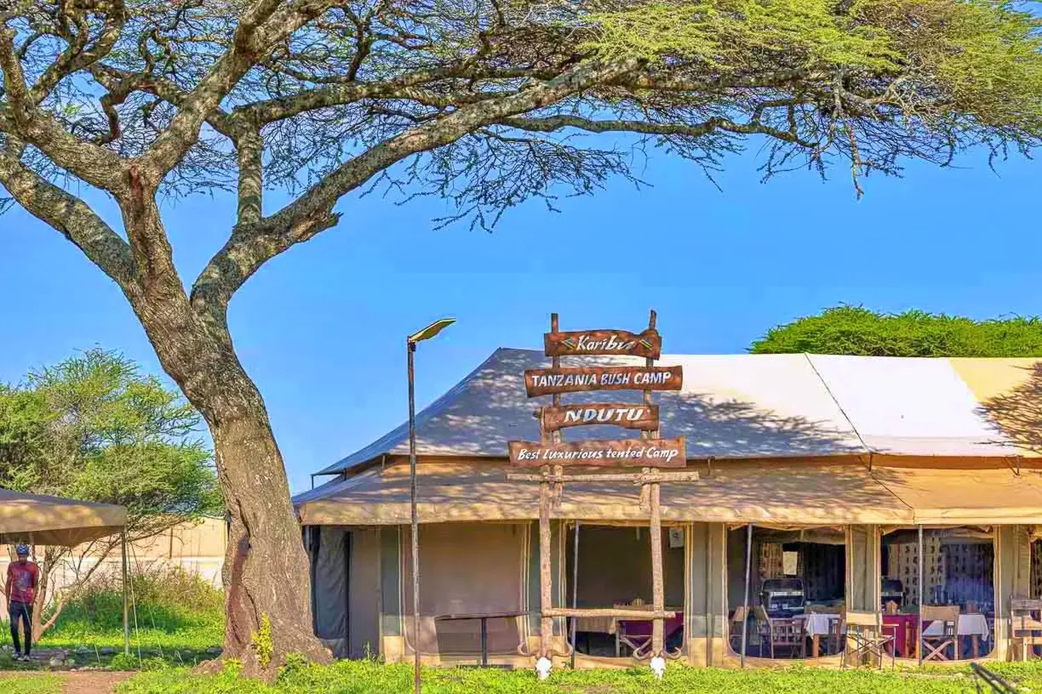 Migration des mobilen Serengeti-Camps
