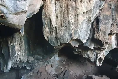 The caves village